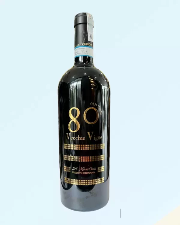 Rượu vang Ý Cignomoro 80 Vecchie Vigne Primitivo di Manduria Old Vines